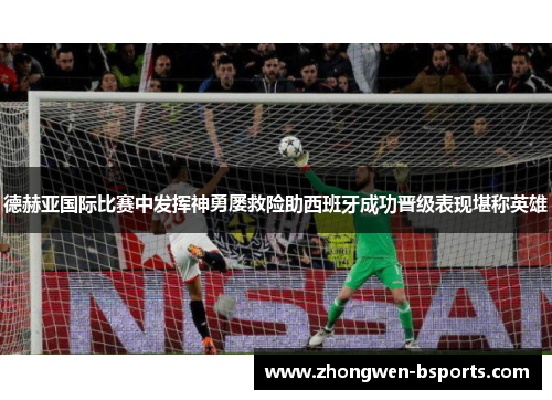 德赫亚国际比赛中发挥神勇屡救险助西班牙成功晋级表现堪称英雄