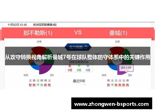 从攻守转换视角解析曼城7号在球队整体防守体系中的关键作用